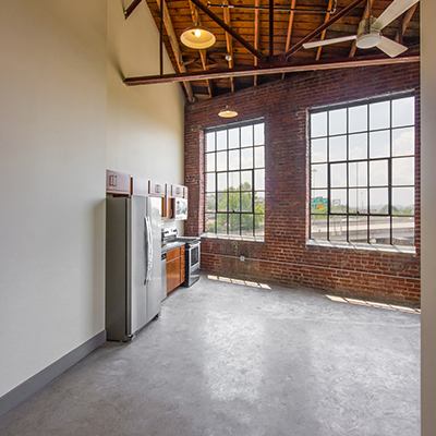 Downtown Knoxville loft apartment at The Historic Keener Building